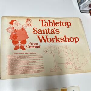 Unused Tabletop Santa's Workshop from Current (Dated 1980)